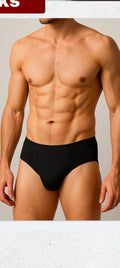 Greywarbler -Black brief-Pack of 2